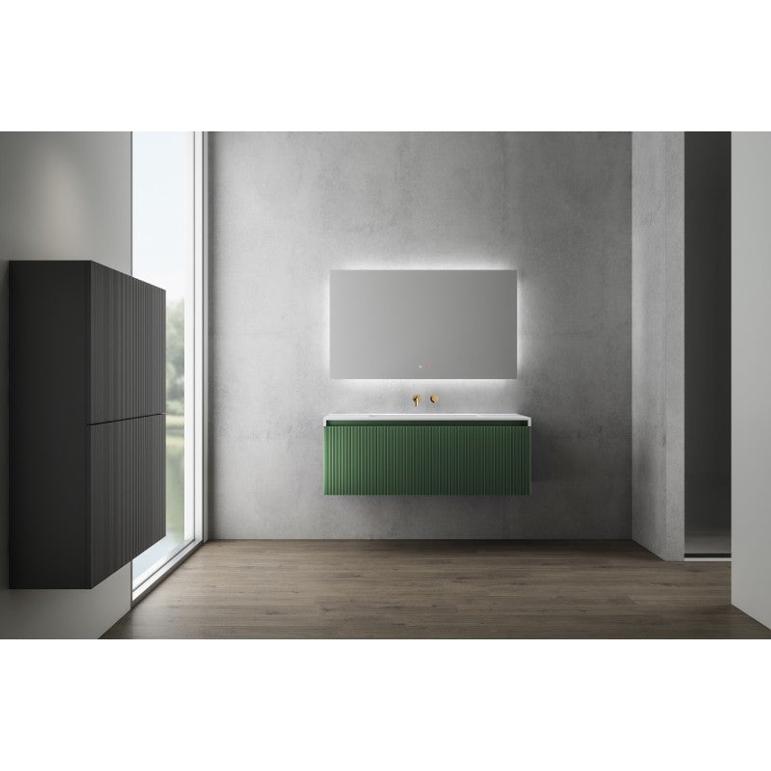 Belbagno Rimini 1200mm Wall Hung Vanity Includes Basin Potters Clay