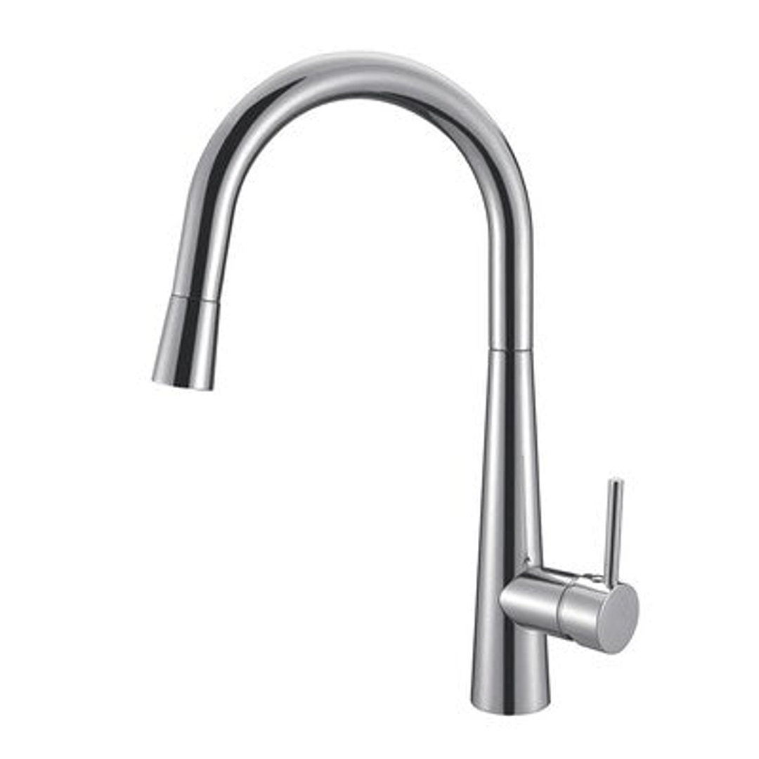 Streamline Axus Pin Arch Spout Pull Down Conical Sink Mixer Gun Metal