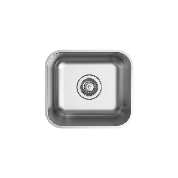 Fienza Tiva 365 Kitchen Sink Single Bowl Top Or Undermount 16L Nth 364X324X180mm