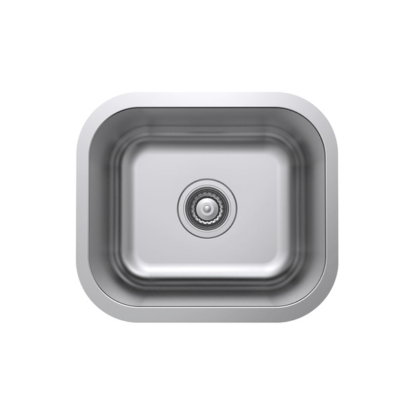 Fienza Tiva 420 Kitchen Sink Single Bowl Top Or Undermount 20L Nth 420X370X180mm