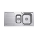 Fienza Tiva 980 Kitchen Sink Right 1.5 Bowl & Drainer 19L-9L 1Th 980X480X180Mm