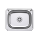 Fienza Tiva Laundry Sink Medium Topmount 35L 2Th 555X455X220Mm Includes Flex Bypass Kit