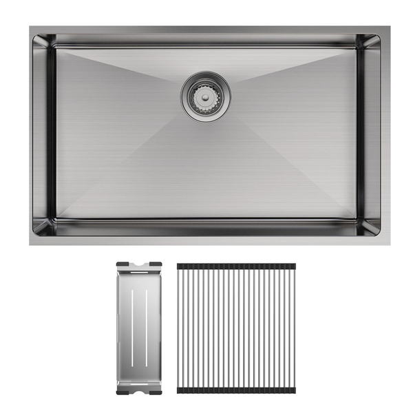Fienza Hana 55L Single Kitchen Sink Kit
