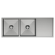 Fienza Hana 29L/29L Double Kitchen Sink With Drainer