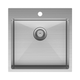Fienza Hana Laundry Sink 42L With Overflow 1Th Hole Top Mount 510X510X230Mm
