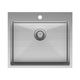 Fienza Hana Laundry Sink 50L With Overflow 1Th Hole Top Mount 590X510X230Mm