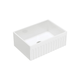 Fienza Charlton Butler Sink Small Reversible Fluted & Flat 675Mm Fire Clay Gloss White