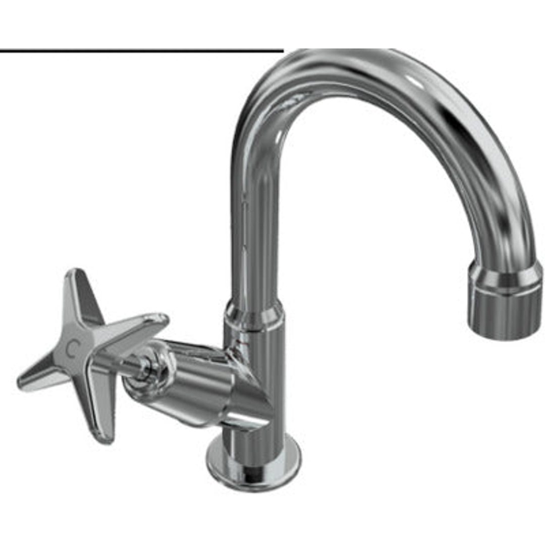 Ram Southern Cross Swivel Pillar Tap Chrome