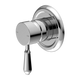 Nero York Shower Mixer With Metal Lever Chrome