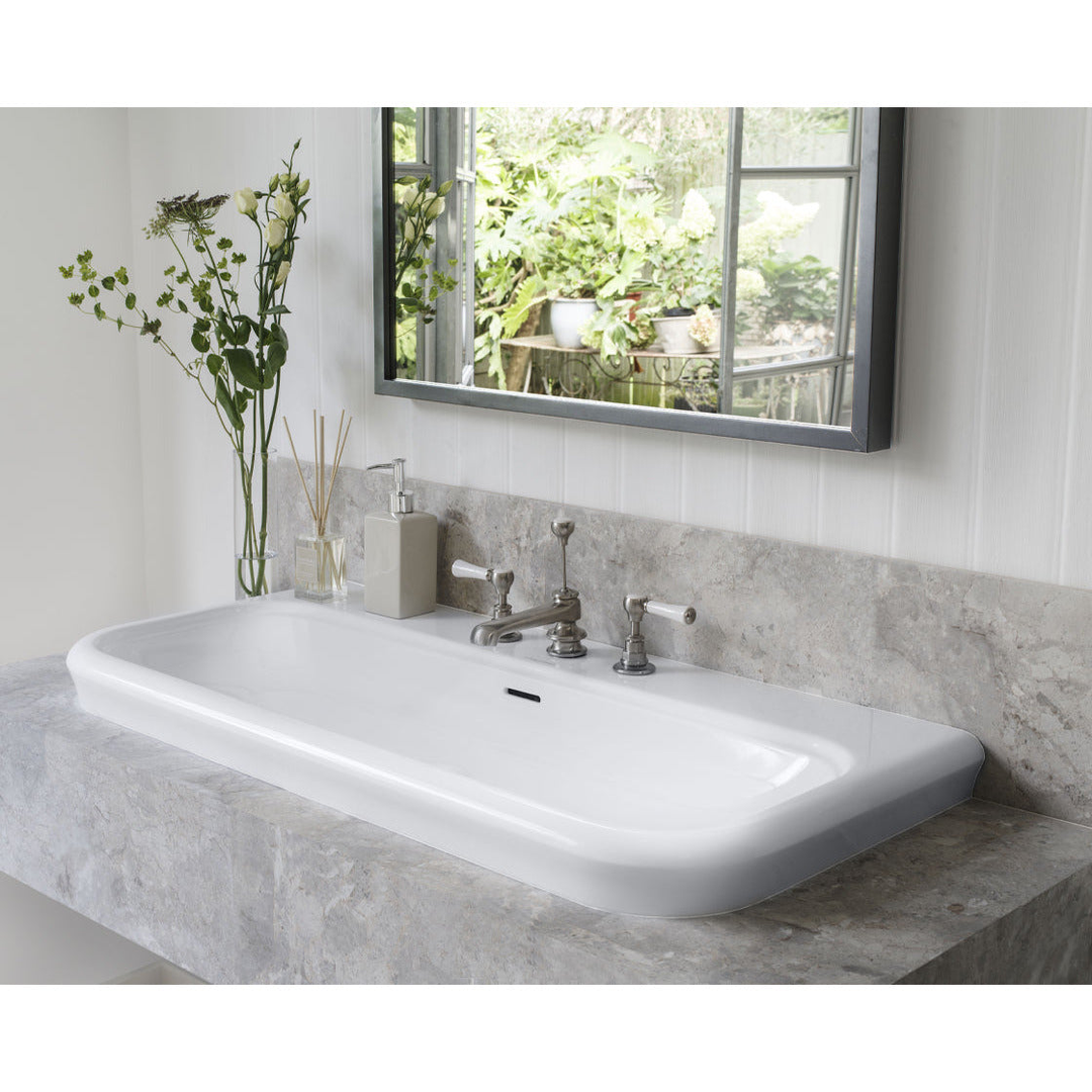 Victoria+Albert - Lario 100 Solo - Recessed Basin - White