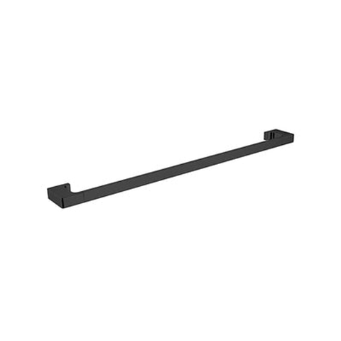 Nero Pearl/Vitra Single Towel Rail 800mm - Matt Black