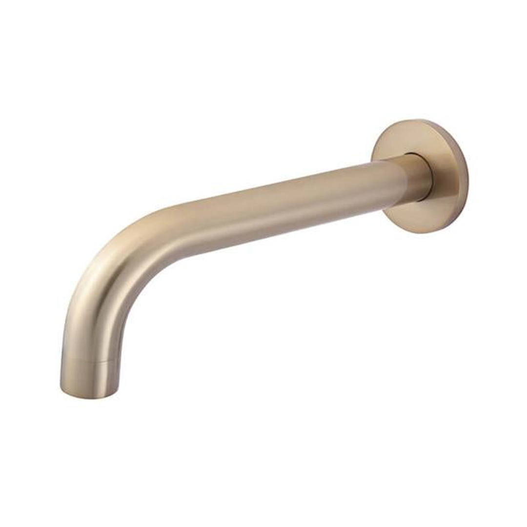 Meir Round Curved Wall Spout Champagne