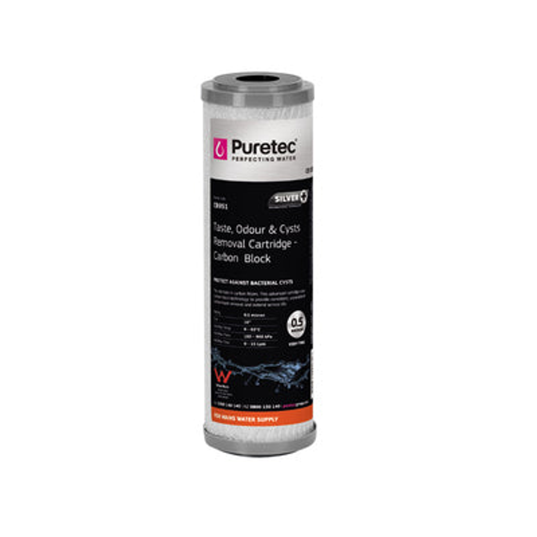 Puretec Carbon Block Cartridge 10' 0.5Um Cb951