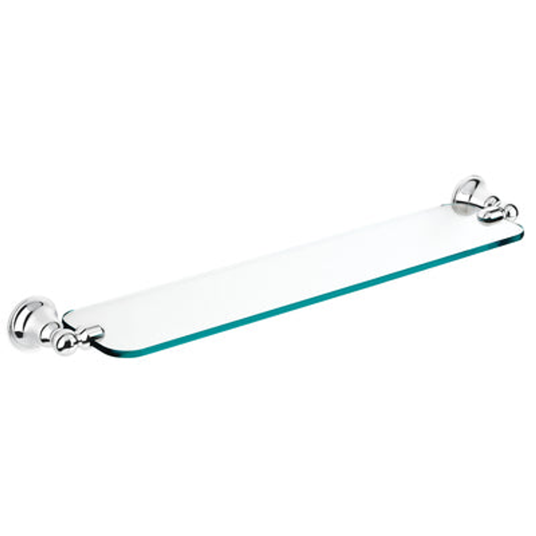 Faucet Cascade Glass Shelf 600mm  Chrome