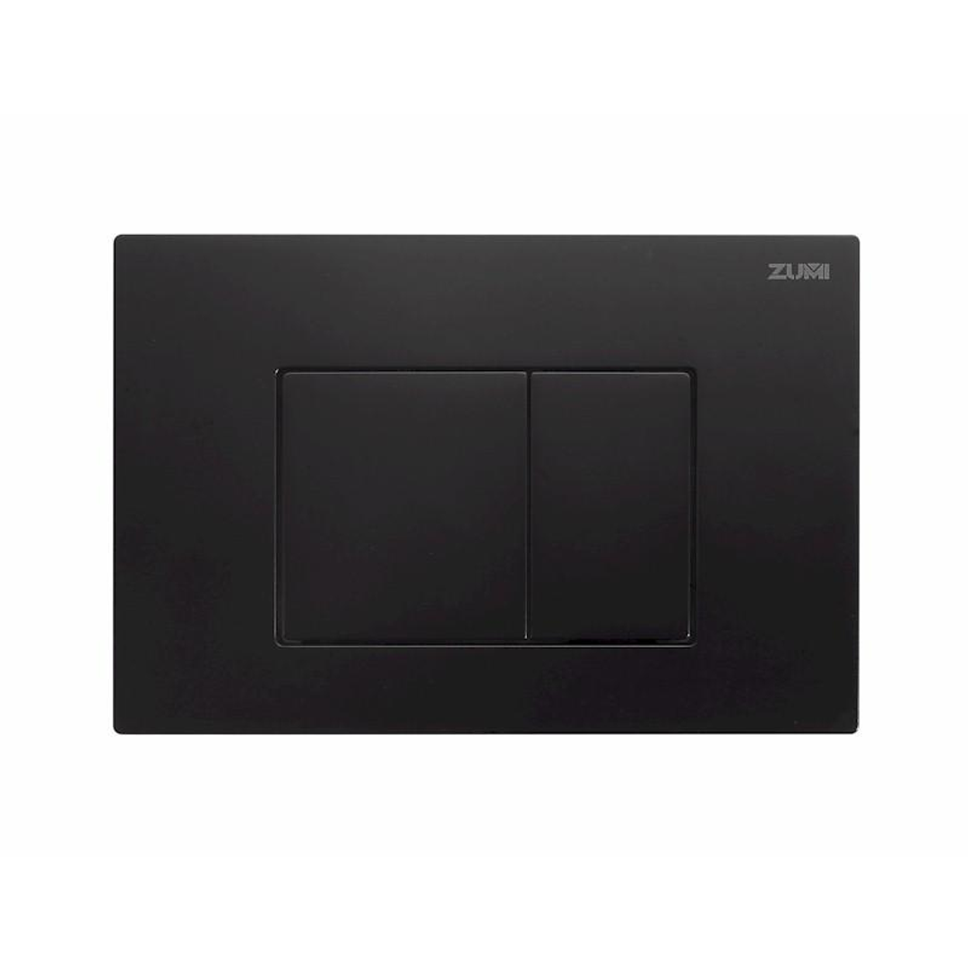 Zumi Java Square Abs Flush Plate Matte Black