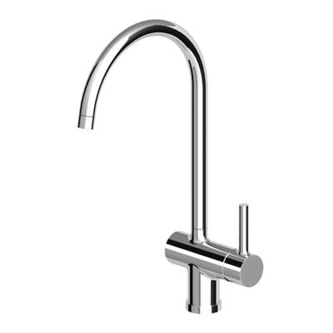 Zucchetti Pan Sink Mixer W/High Swivel Spout Satin Chrome