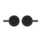 Meir Round Quarter Turn Wall Top Assemblies Matte Black