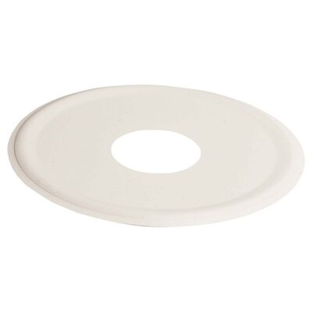 COVER PLATE #483 12MM BSP FLAT  WHITE