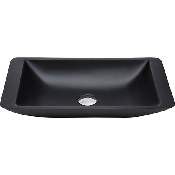 Classique 600 Matt Black Stone Basin(Fienza P#:Csb03-Mb)