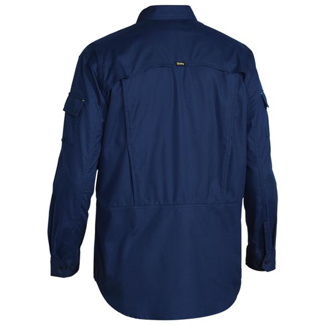 Bisley X Airflow Ripstop Ls Shirt Navy