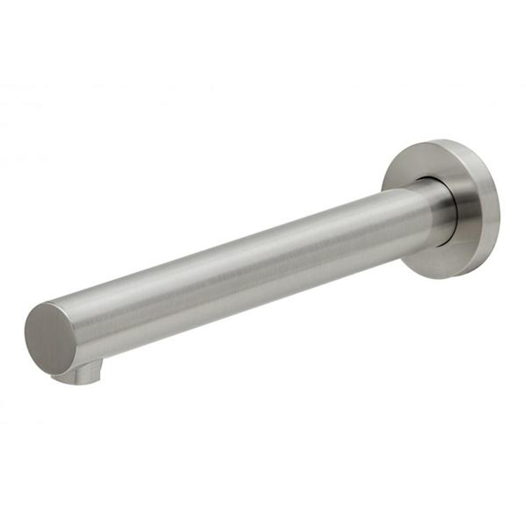 Phoenix Vivid Wall Bath Outlet 200mm - Brushed Nickel