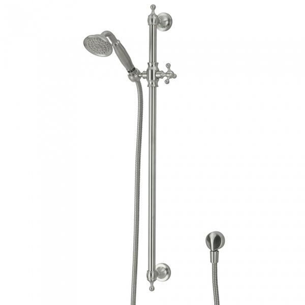Fienza Lillian Shower On Rail Brushed Nickel 444114Bn