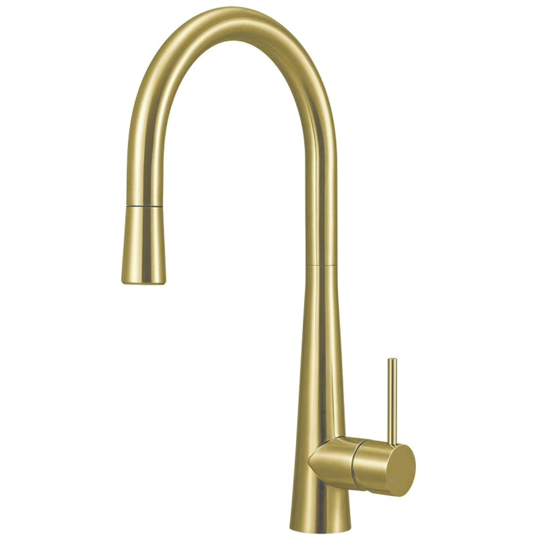 OTTI PULL OUT SINK MIIXER 420 BRUSHED GOLD