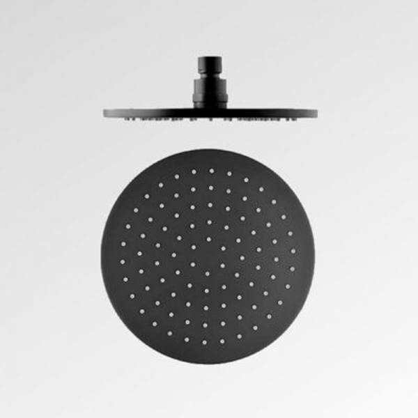 Bestlink Nirvana Brass Shower Rose Round Matte Black