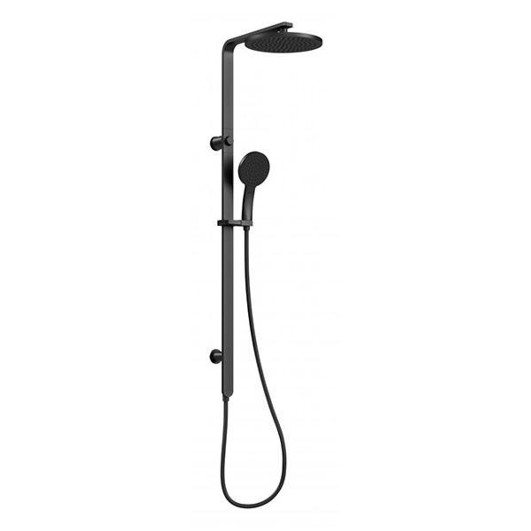 Phoenix Nx Quil Twin Shower - Matte Black