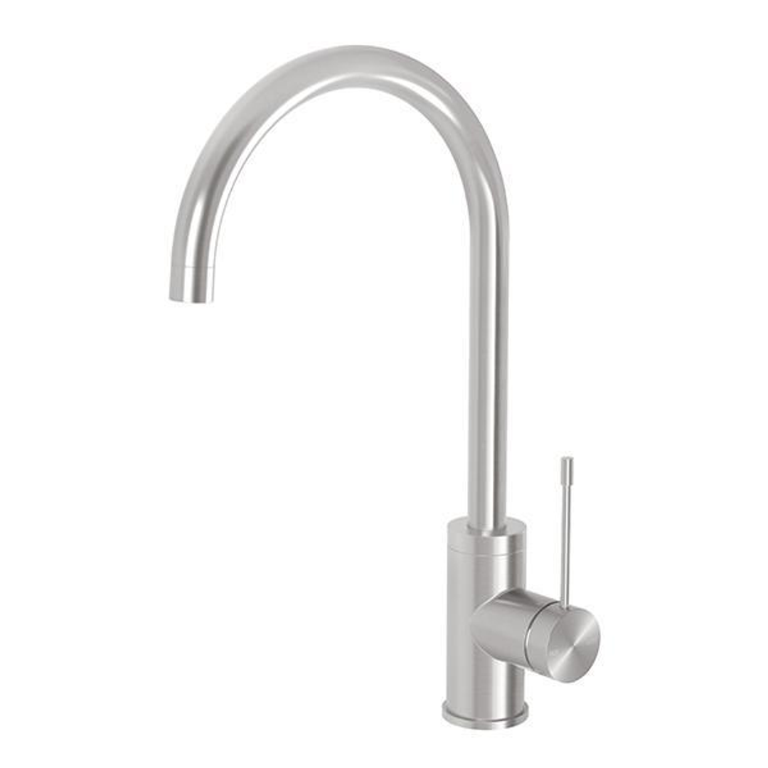 Phoenix Vivid Slimline Ss 316 Sink Mixer 200Mm G/Neck Stainless Steel