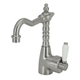 Fienza Eleanor Basin Mixer With Shepherds Crook Brushed Nickel Wht