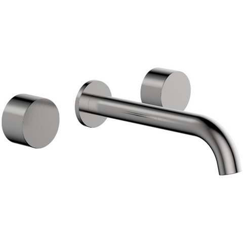 Bella Vista Capri Simply Round Spindles And Spout Wall Brushed Nickel