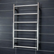 Radiant Round 6 Bar Non Heated Rail Polished Stainless Steel