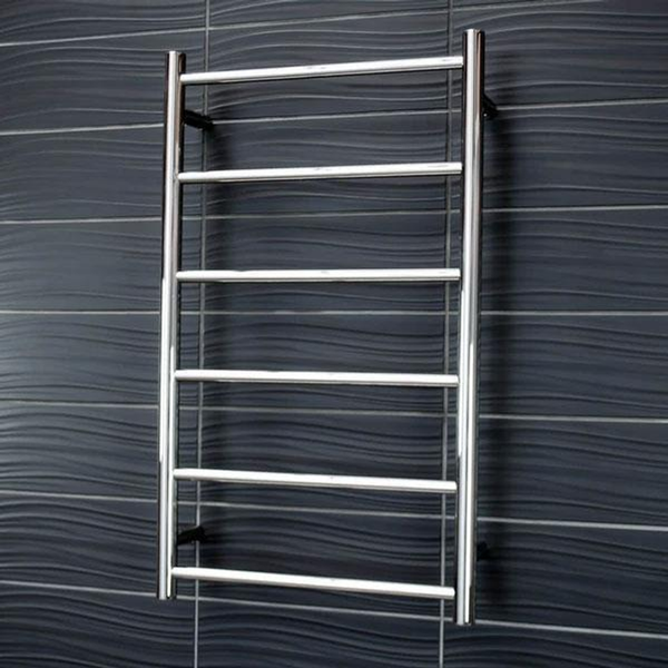 Radiant Round 6 Bar Non Heated Rail Polished Stainless Steel