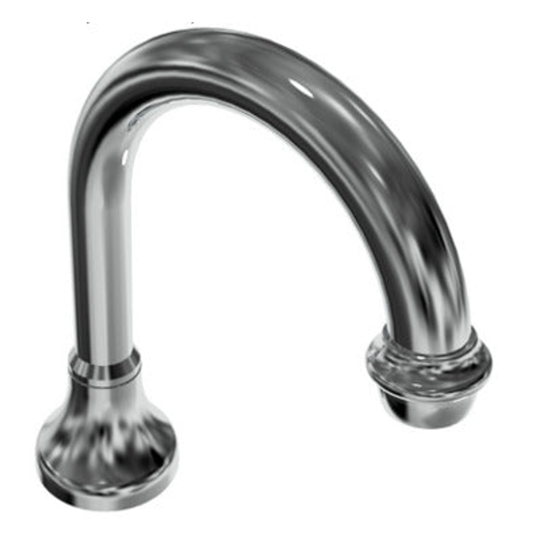 Ram Merino Basin Swivel Spout Gooseneck Chrome White