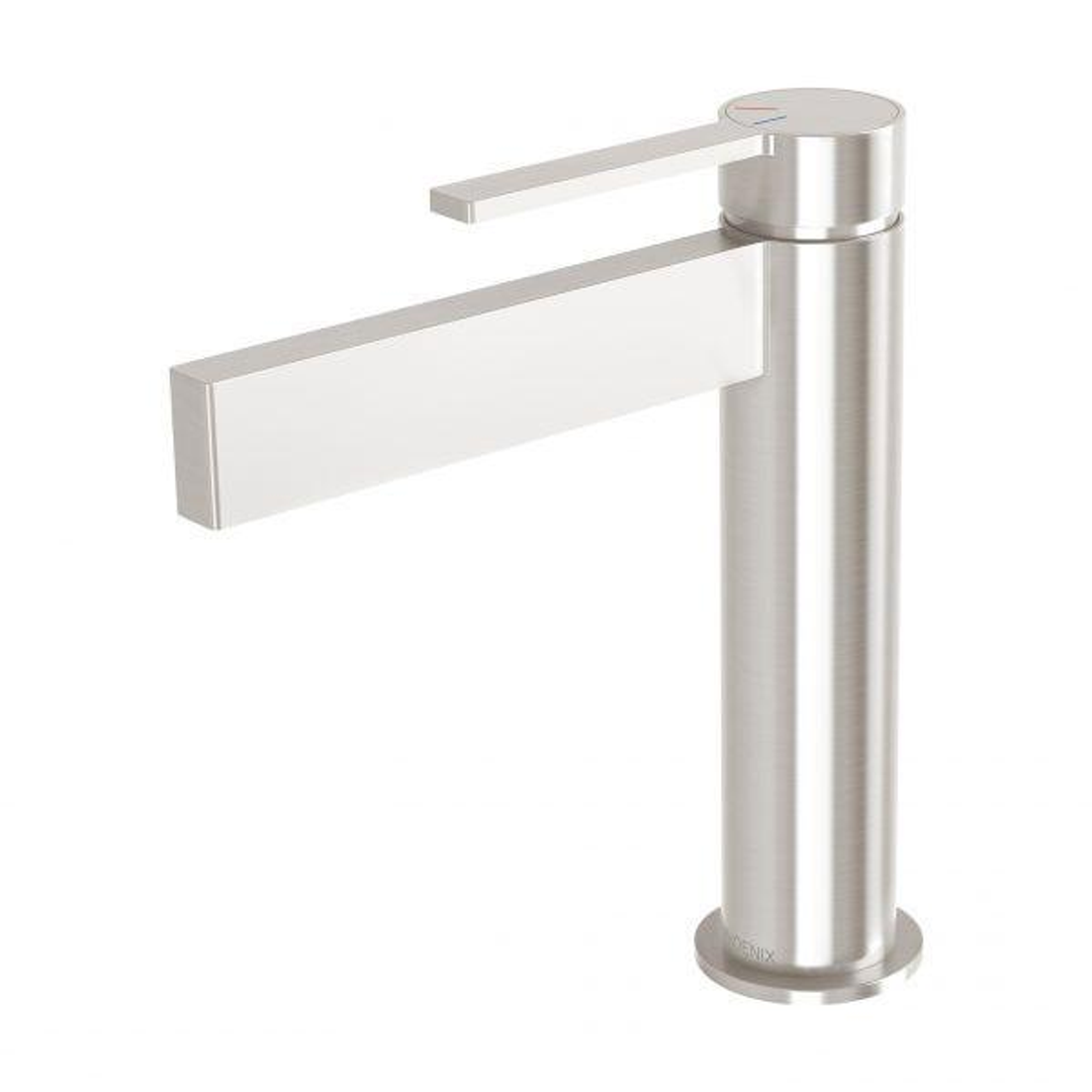 Phoenix Lexi Mkii Basin Mixer Brushed Nickel
