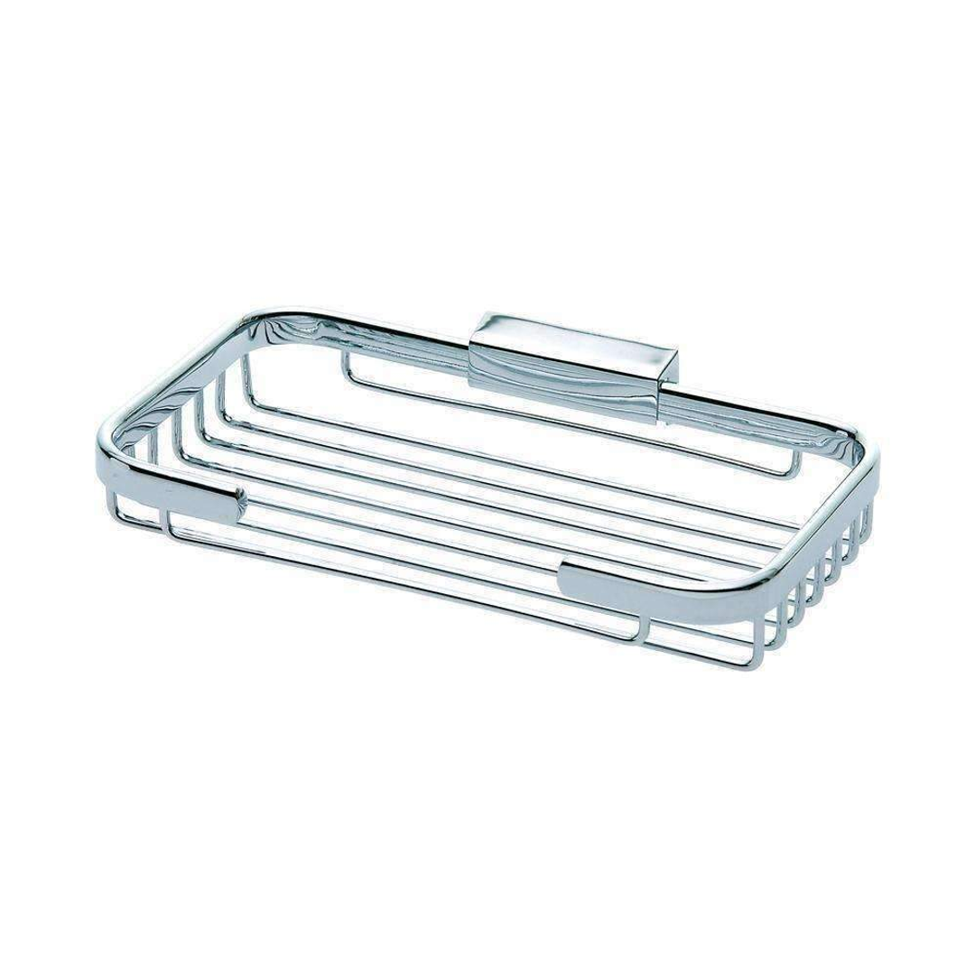 Con-Serv Open Front Rectangular Basket Medium Chrome Wb004C