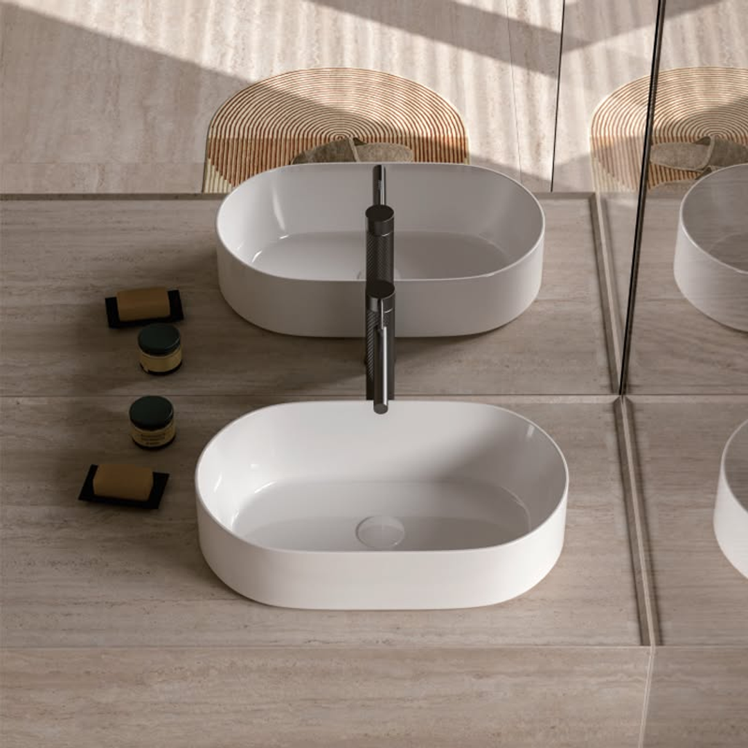 Zenmo Milan Above Counter Basin in Speckled Finish WB3153SP