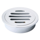 Round Drop in Trapscrew Grate Chrome 80mm