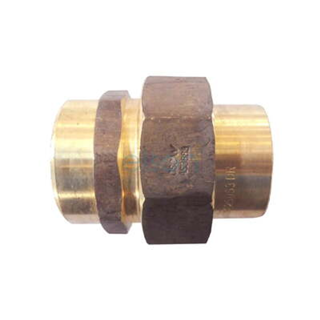 BRASS BARREL UNION FF 12MM CHROME PLATED