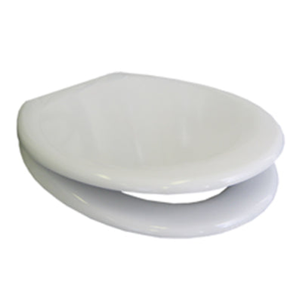Haron Montessa Duroplast Toilet Seat  White  S/S Hinges