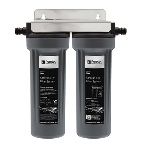 Puretec Caravan Filter Kit Twin Housing 20Lpm With Pl051 & Mc011-S