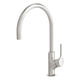 Phoenix Vivid Slimline Oval Sink Mixer 220mm Gooseneck Brushed Nickel