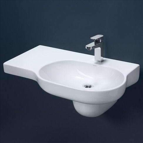Caroma Opal 720 Wall Basin Right Hand White 1Th