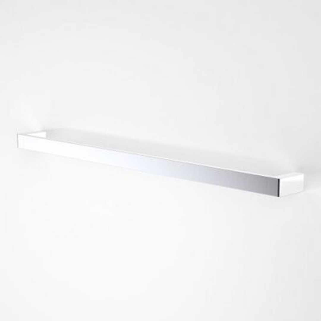 Dorf Motif Single Towel Rail 700mm  Chrome