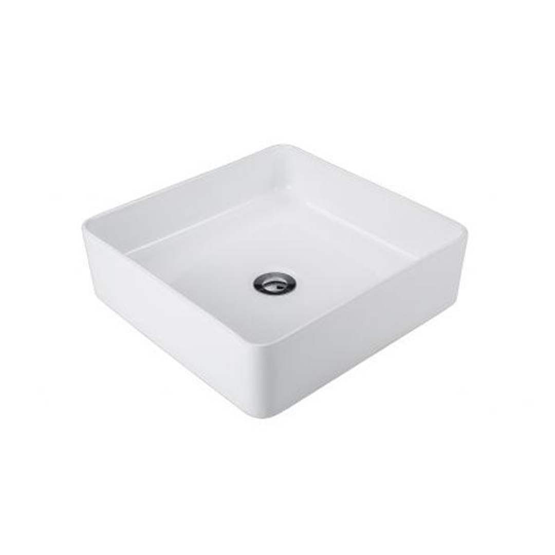 Seima Kyra Slim Line Above Counter Basin White 400 X 400 X 120