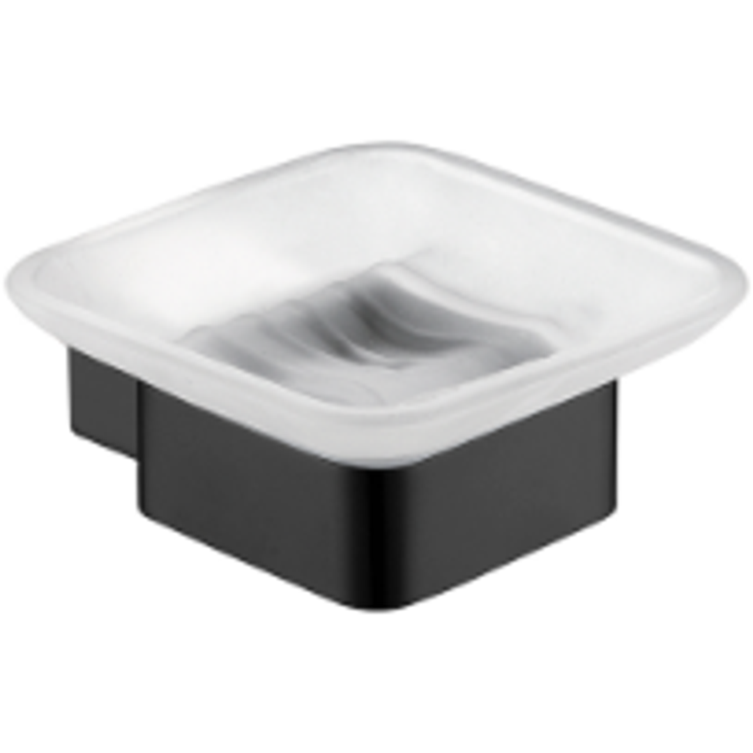 Bella Vista Chunky Soap Dish Black