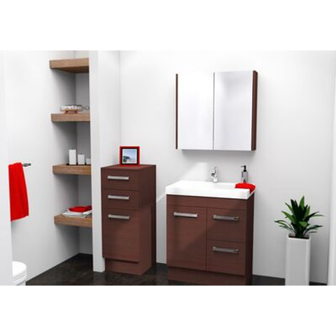 Timberline Bargo 750 Floor Vanity Regal Top Woodgrain