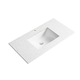Aulic Snow Stone Top Only With Undermount Basin 750X460Mm When Bought Alone