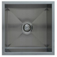 Interchange Uptown Qs400 Single Bowl Sink 450 X 450 X 200 Square Corner